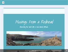 Tablet Screenshot of musingsfromaredhead.com
